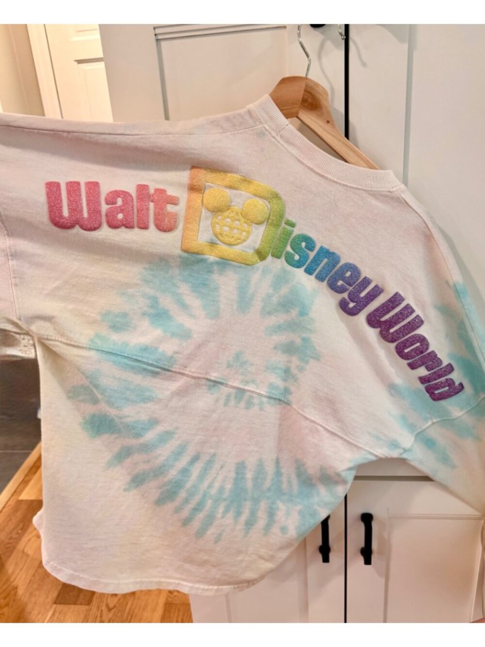Spirit Jersey Cotton Candy Tie Dye Rainbow Walt Disney World Size Small